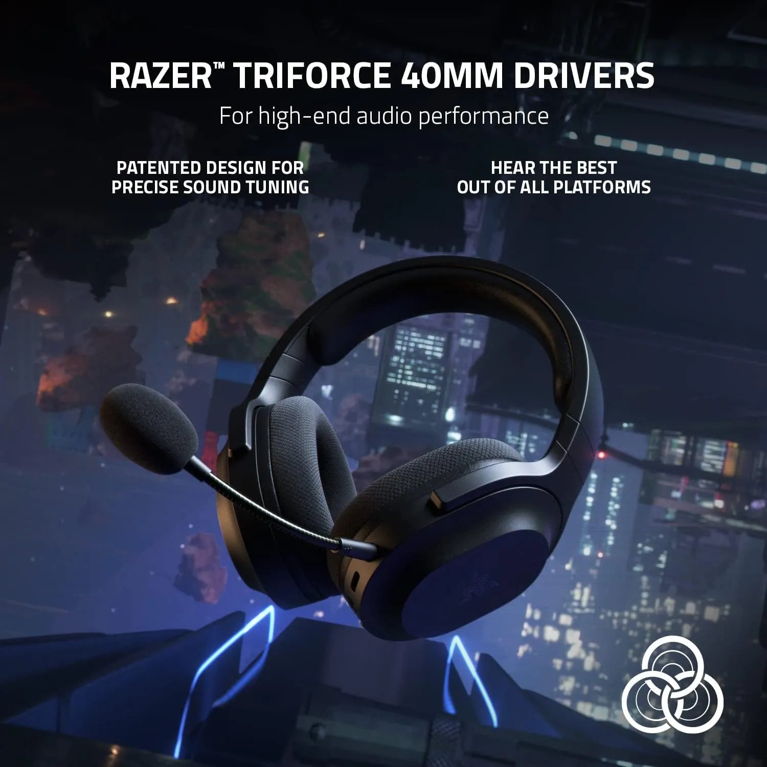 Razer Barracuda X Wireless Gaming & Mobile Headset - Black.
