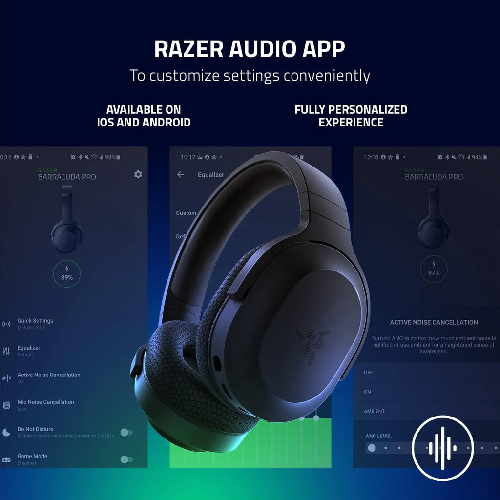 Razer Barracuda X Wireless Gaming & Mobile Headset - Black.
