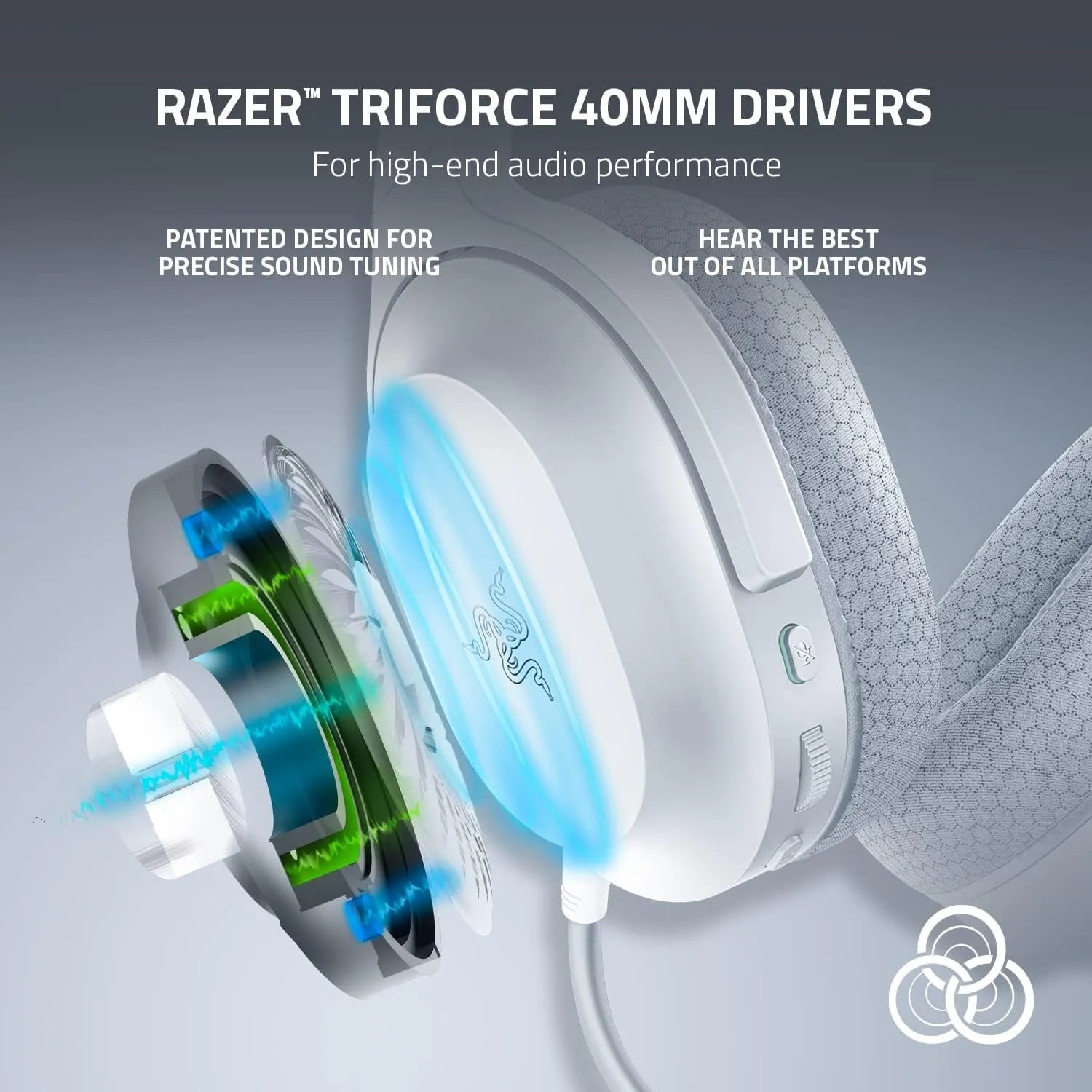 Razer Barracuda X Wireless Gaming & Mobile Headset - White.