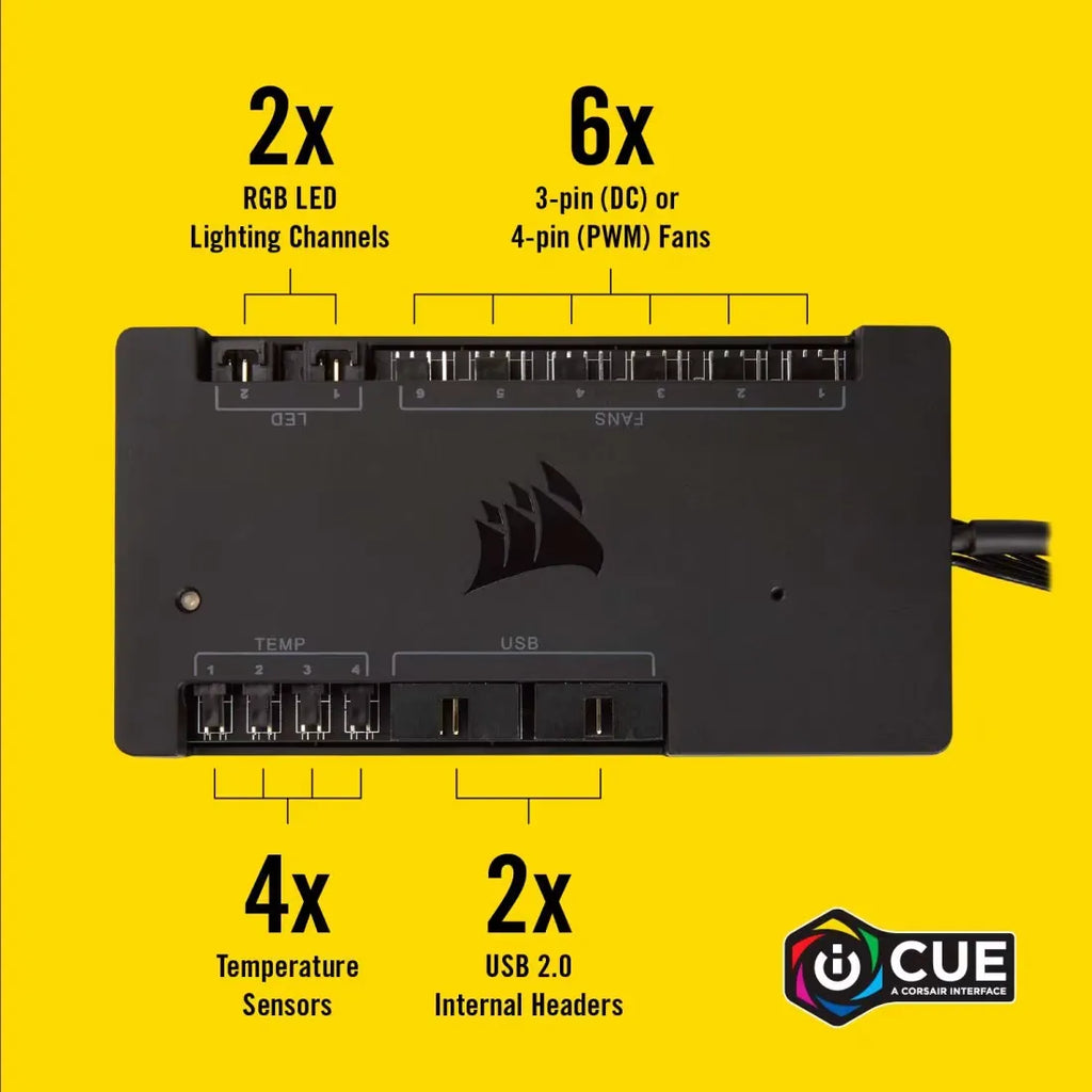 iCUE Commander PRO Smart RGB Lighting and Fan Speed Controller.
