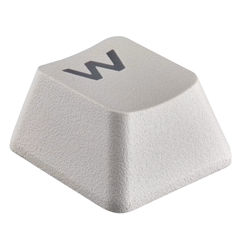 CORSAIR GAMING PBT Double-shot Keycaps Full 104/105-Keyset - White.