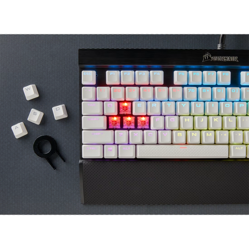 CORSAIR GAMING PBT Double-shot Keycaps Full 104/105-Keyset - White.