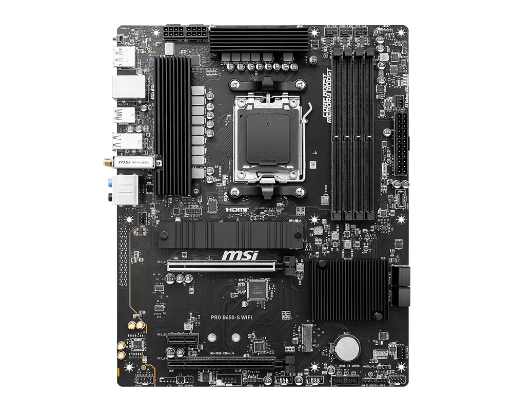 MSI PRO B650-S WIFI DDR5 | AM5 ATX Motherboard
