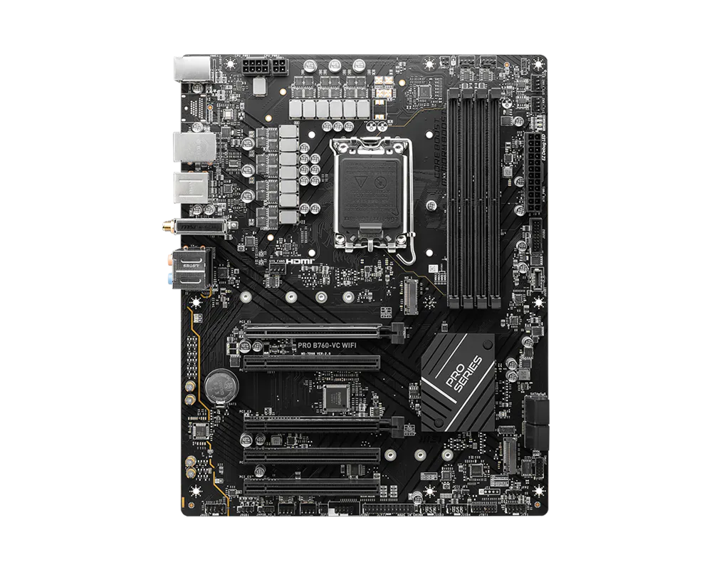 MSI PRO B760-VC WIFI | Intel LGA 1700 ATX Motherboard