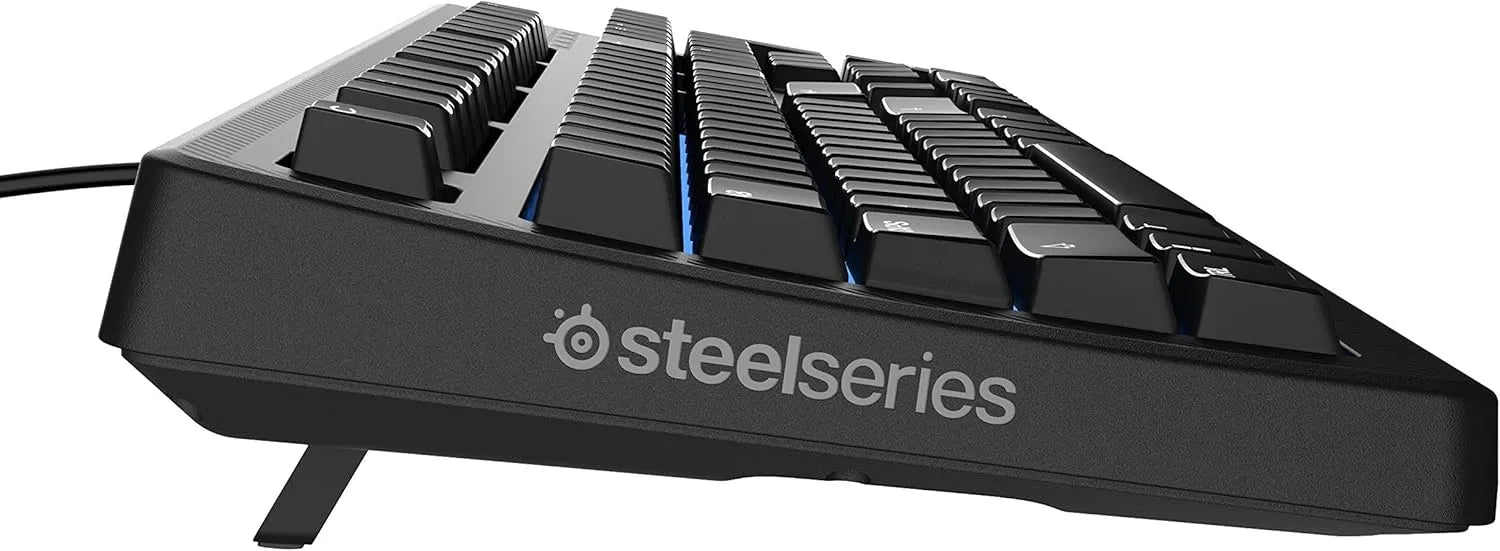 SteelSeries Apex 100 Gaming Keyboard - Tactile & Silent - Blue LED Backlit.