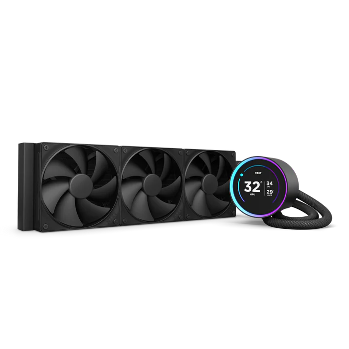 NZXT Kraken Elite 360 360mm AIO Liquid Cooler - Black.