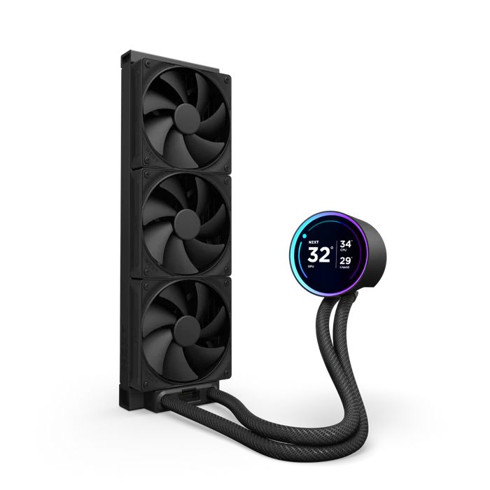 NZXT Kraken Elite 360 360mm AIO Liquid Cooler - Black.