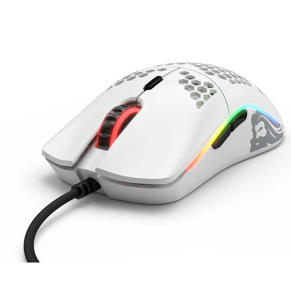 Glorious Model O RGB Gaming Mouse Wired - Matte White.