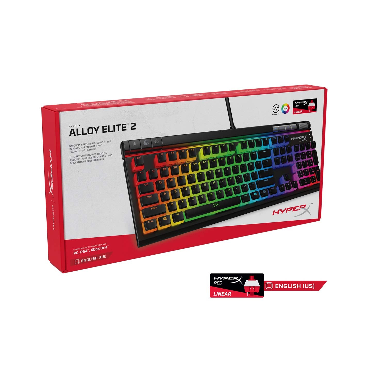 HyperX Alloy Elite 2 – Mechanical Gaming Keyboard.