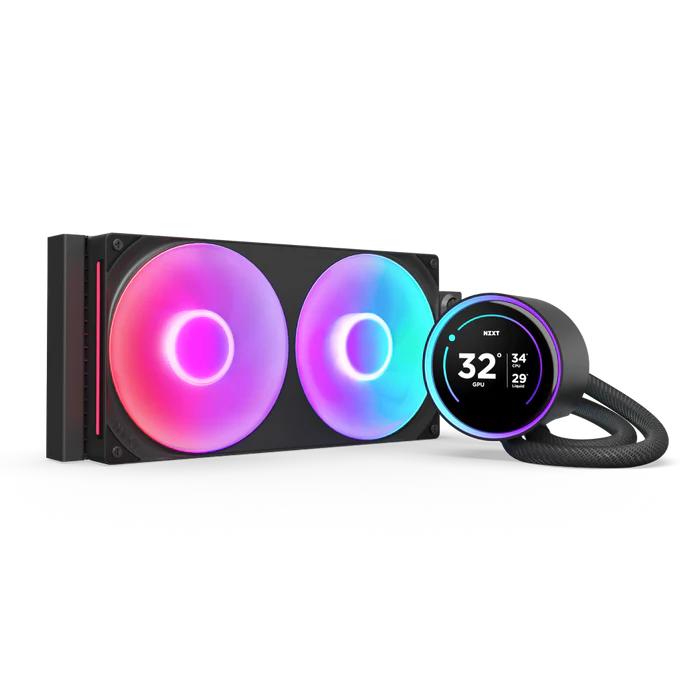 NZXT Kraken Elite 280 280mm AIO Liquid CPU Cooler - Black.