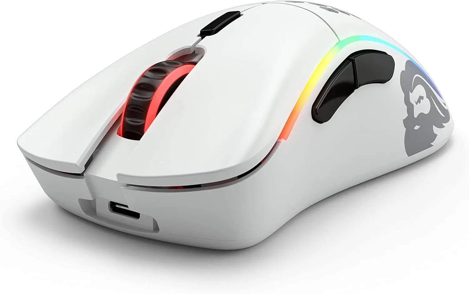 Glorious Model D- RGB Gaming Mouse Wireless - Matte White.